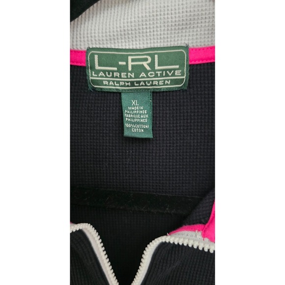 Ralph Lauren Women's Black Sport XL Knit Top - Picture 3 of 8